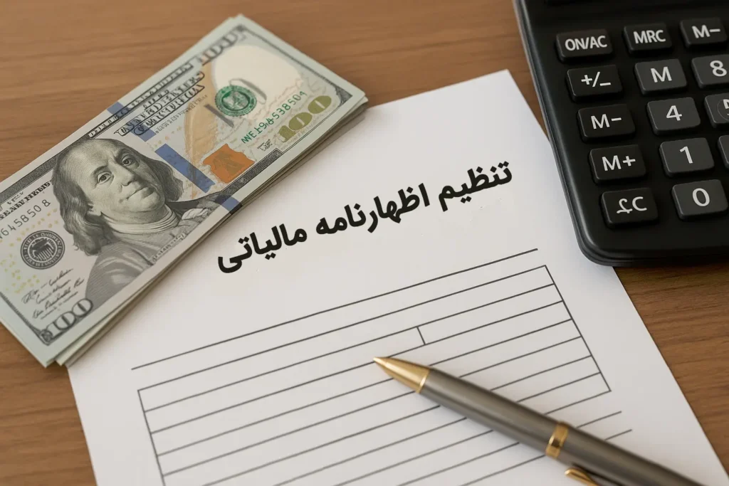 هزینه تنظیم اظهارنامه مالیاتی